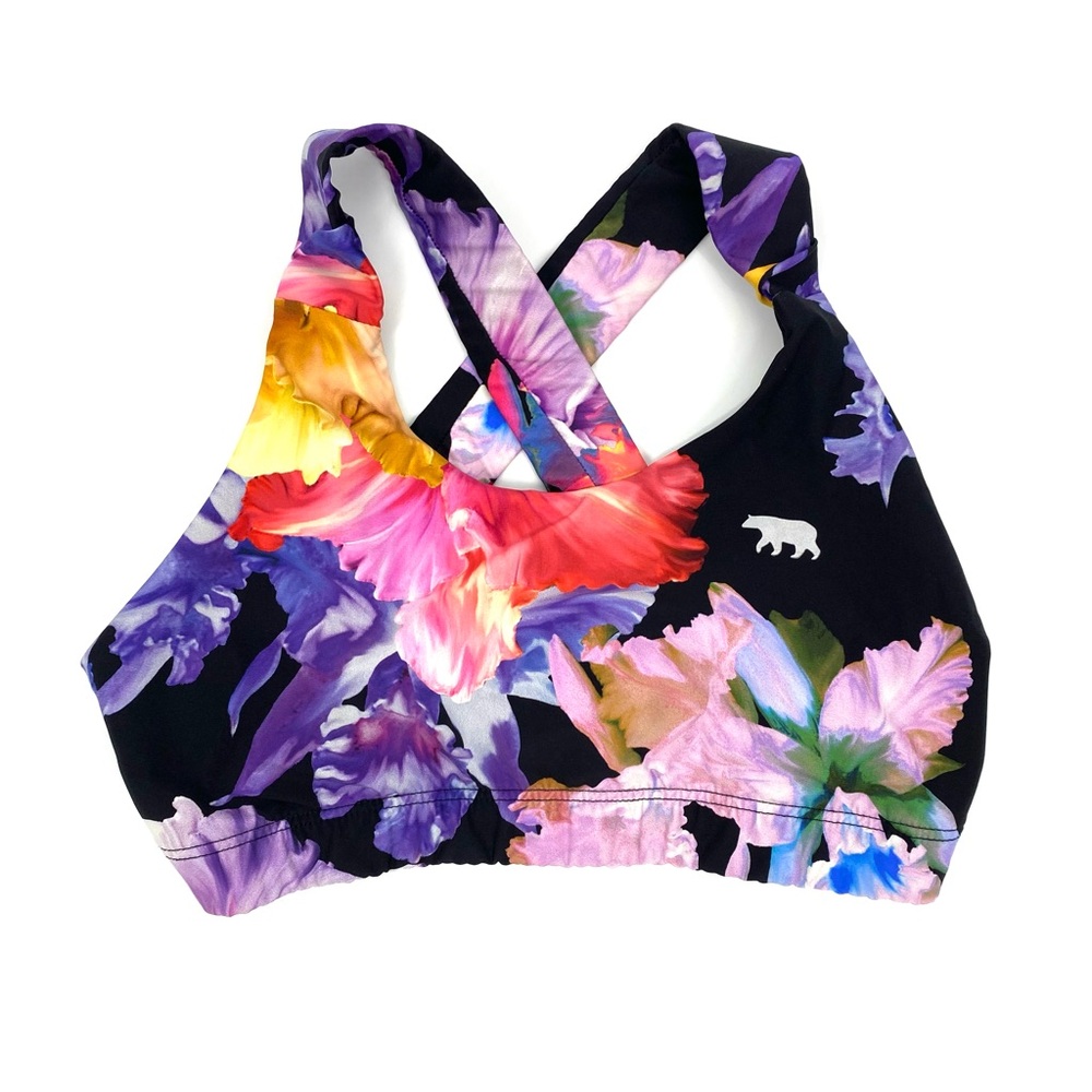 Running Bare Sports Bra Multicolor Floral 2/4